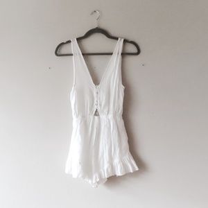 Toby Heart Ginger White Romper Size US 2